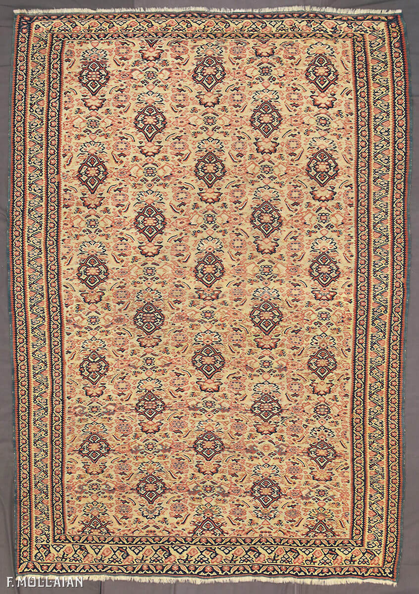 Antigo Persa Kilim Senneh n°:25521981